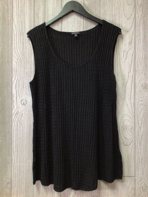 Lafayette 148 Linen Knit Top Size 2X